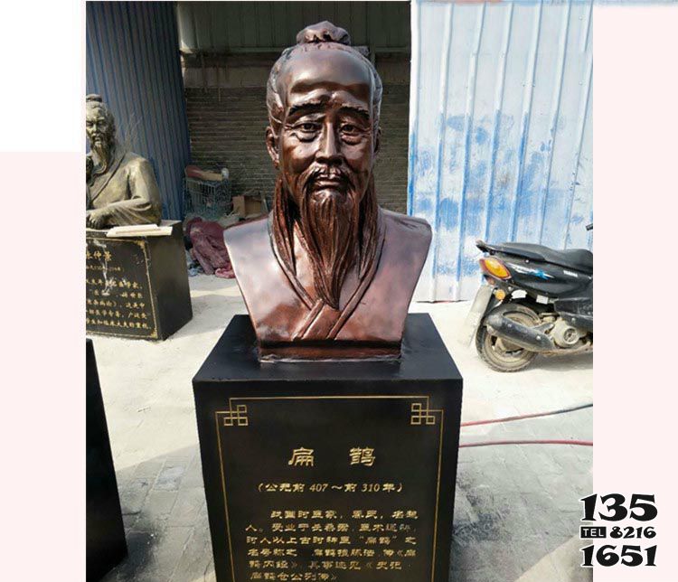 扁鵲雕塑-古代名醫扁鵲胸像銅雕戶外裝飾品擺件扁鵲雕塑 扁鵲雕塑-古代名醫扁鵲胸像銅雕戶外裝飾品擺件扁鵲雕塑高清圖片