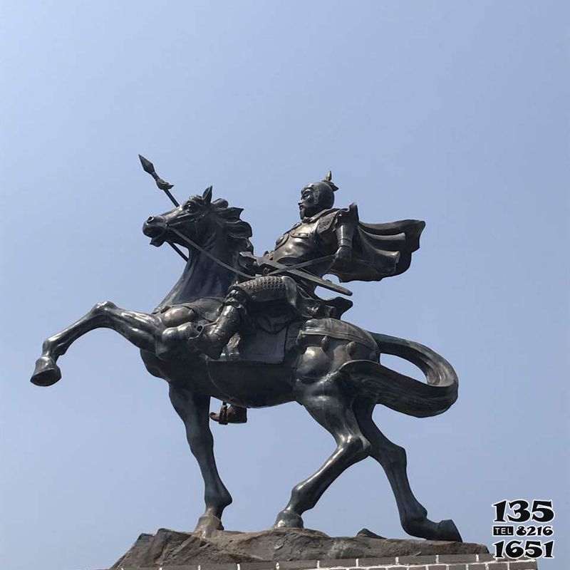 騎馬雕塑-景區(qū)不銹鋼景觀創(chuàng)意擺件岳飛騎馬雕塑 騎馬雕塑-景區(qū)不銹鋼景觀創(chuàng)意擺件岳飛騎馬雕塑高清圖片