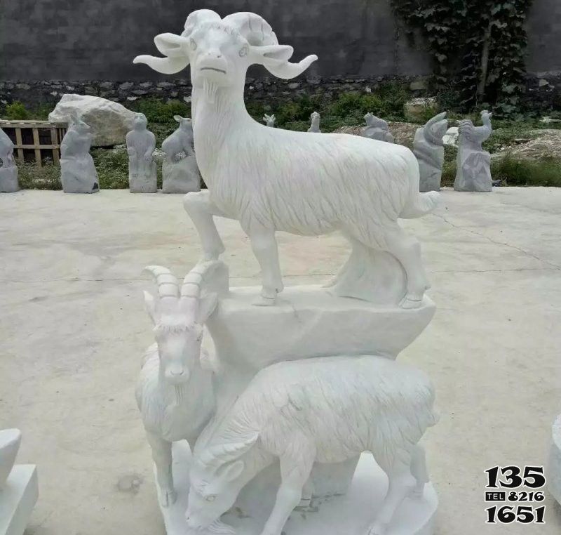 三陽(yáng)開(kāi)泰雕塑-公園廣場(chǎng)漢白玉石雕母子羊三陽(yáng)開(kāi)泰雕塑 三陽(yáng)開(kāi)泰雕塑-公園廣場(chǎng)漢白玉石雕母子羊三陽(yáng)開(kāi)泰雕塑高清圖片