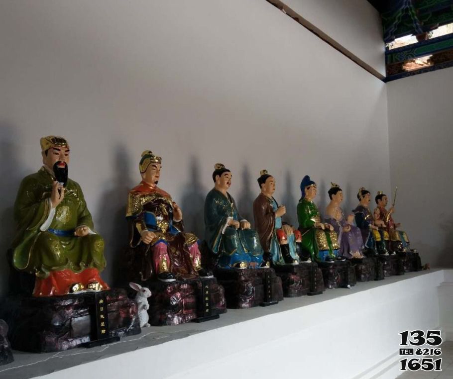 60太歲甲子雕塑-寺廟供奉神佛玻璃鋼彩繪太歲雕塑 60太歲甲子雕塑-寺廟供奉神佛玻璃鋼彩繪太歲雕塑高清圖片