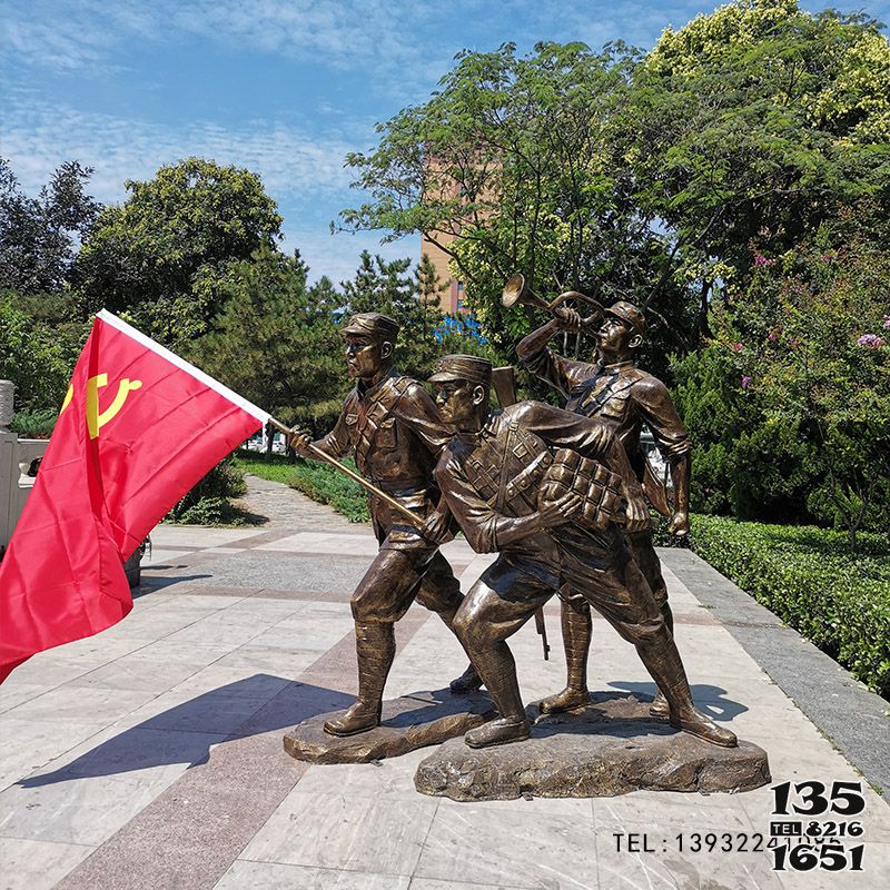 八路軍雕塑-景區(qū)玻璃鋼上陣沖鋒的八路軍雕塑 八路軍雕塑-景區(qū)玻璃鋼上陣沖鋒的八路軍雕塑高清圖片