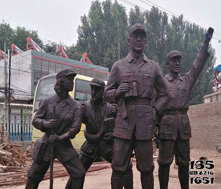 八路軍雕塑-景區(qū)園林玻璃鋼仿銅創(chuàng)意看遠(yuǎn)方的八路軍雕塑 八路軍雕塑-景區(qū)園林玻璃鋼仿銅創(chuàng)意看遠(yuǎn)方的八路軍雕塑高清圖片