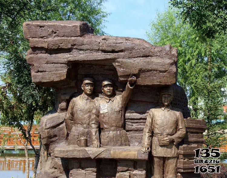 八路軍雕塑-指揮作戰的銅雕八路軍雕塑 八路軍雕塑-指揮作戰的銅雕八路軍雕塑