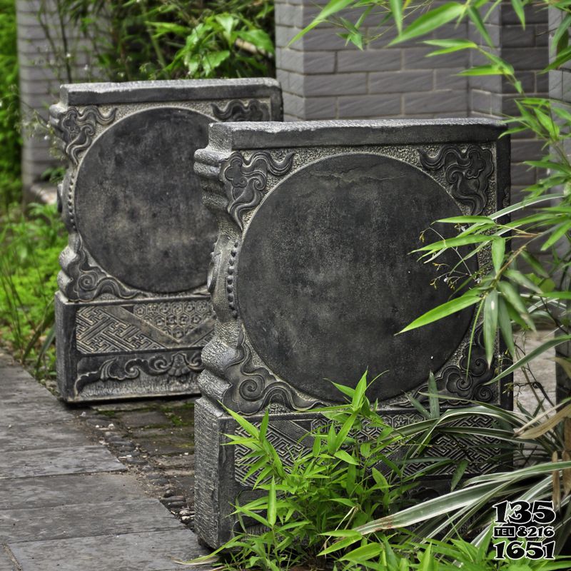 抱鼓石門墩雕塑-石鼓門墩抱鼓石一對家用仿古庭院鎮宅門口石墩擺件 抱鼓石門墩雕塑-石鼓門墩抱鼓石一對家用仿古庭院鎮宅門口石墩擺件高清圖片