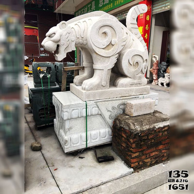 豹子雕塑-寺廟漢白玉創(chuàng)意仿古豹子雕塑 豹子雕塑-寺廟漢白玉創(chuàng)意仿古豹子雕塑高清圖片