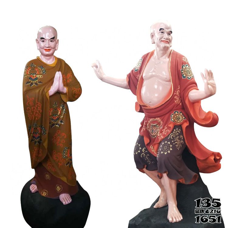 達摩祖師雕塑-佛教禪宗二祖達摩玻璃鋼彩繪雕塑 達摩祖師雕塑-佛教禪宗二祖達摩玻璃鋼彩繪雕塑高清圖片