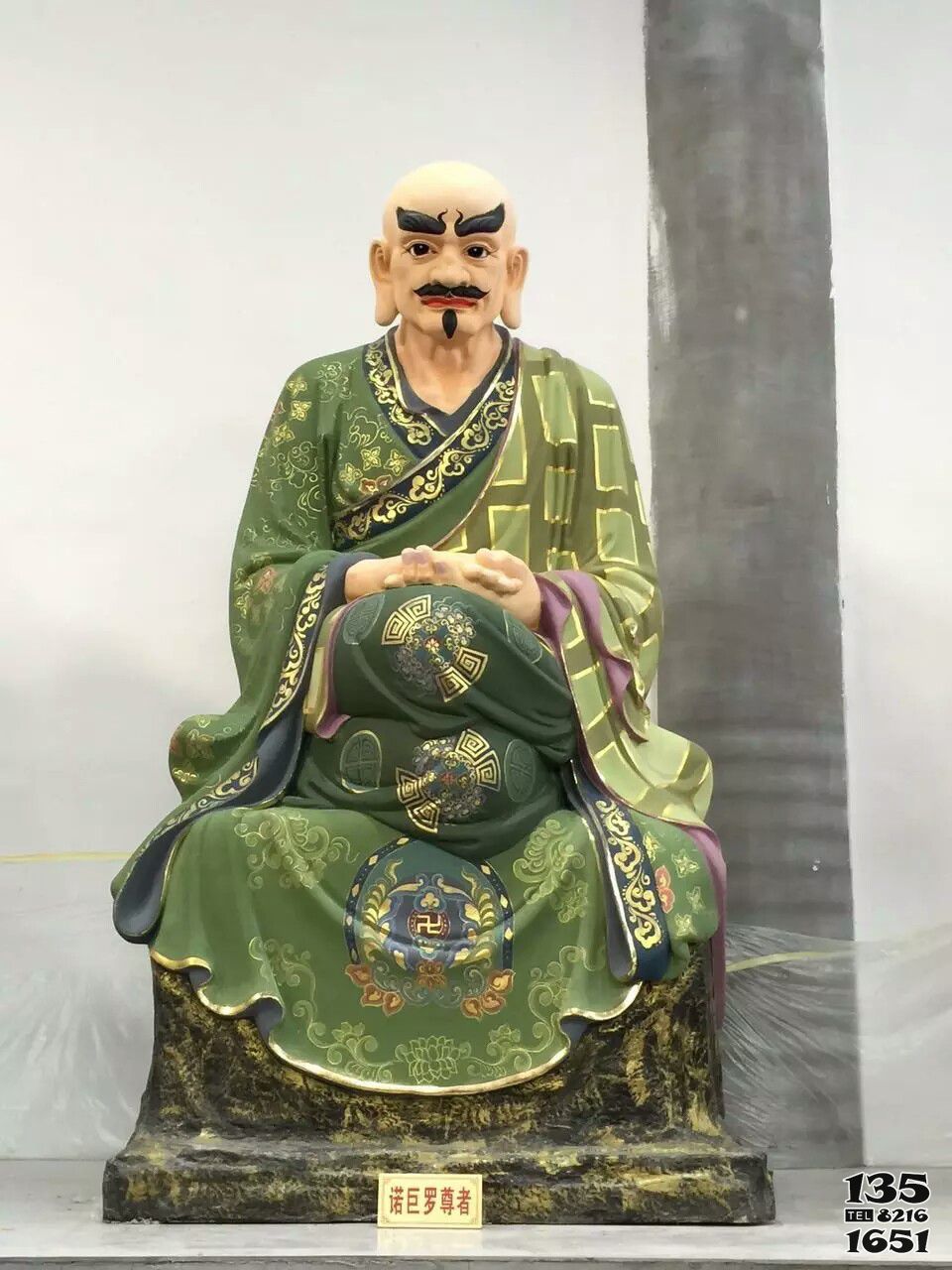 十八羅漢雕塑-玻璃鋼彩繪戶外景區寺廟十八羅漢雕塑 十八羅漢雕塑-玻璃鋼彩繪戶外景區寺廟十八羅漢雕塑高清圖片