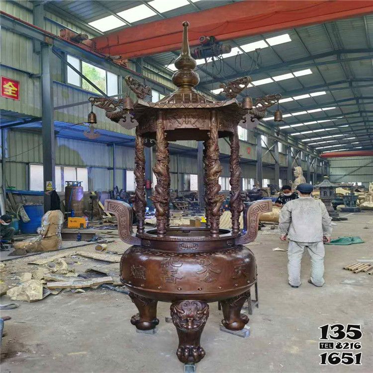 香爐雕塑-佛堂大香爐鑄銅焚經(jīng)化寶爐雕塑 香爐雕塑-佛堂大香爐鑄銅焚經(jīng)化寶爐雕塑高清圖片