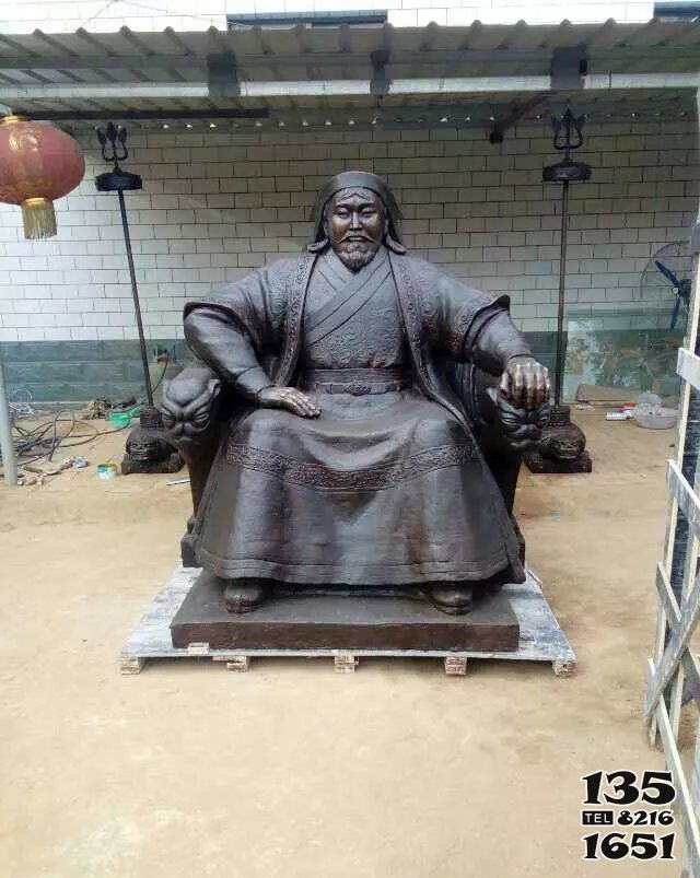 成吉思汗雕塑-銅雕戶外蒙古可汗成吉思汗雕塑 成吉思汗雕塑-銅雕戶外蒙古可汗成吉思汗雕塑高清圖片