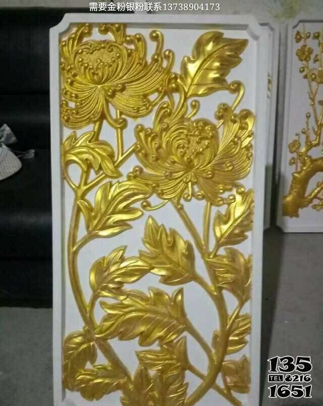 梅蘭竹菊雕塑-黃銅浮雕室內創意裝飾品擺件雕塑 梅蘭竹菊雕塑-黃銅浮雕室內創意裝飾品擺件雕塑高清圖片