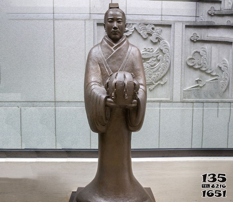 張衡雕塑-大學公園科學家 人物仿銅玻璃鋼張衡雕塑 張衡雕塑-大學公園科學家 人物仿銅玻璃鋼張衡雕塑高清圖片