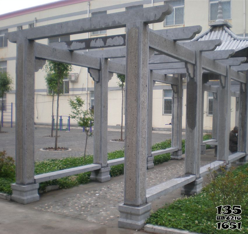 長廊雕塑- 石雕長廊花崗巖石雕長廊雕塑 長廊雕塑- 石雕長廊花崗巖石雕長廊雕塑高清圖片