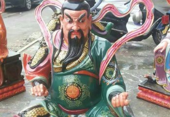 60太歲甲子雕塑-玻璃鋼彩繪大型戶外廟宇景觀太歲雕塑