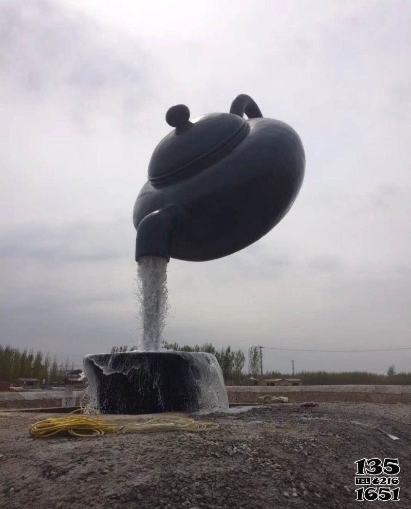 天壺雕塑-戶外大型景觀懸空流水玻璃鋼天壺雕塑 天壺雕塑-戶外大型景觀懸空流水玻璃鋼天壺雕塑高清圖片