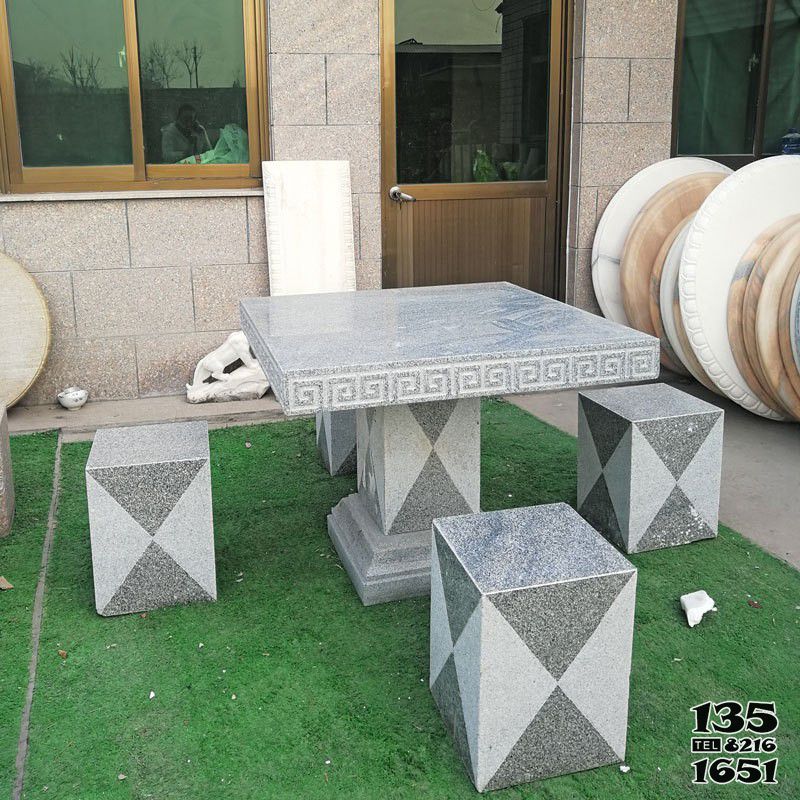 石桌雕塑-大理石庭院創意石桌雕塑 石桌雕塑-大理石庭院創意石桌雕塑高清圖片