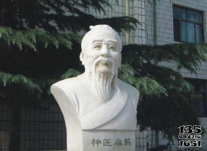 扁鵲雕塑-大理石扁鵲頭像石雕醫學院扁鵲雕塑 扁鵲雕塑-大理石扁鵲頭像石雕醫學院扁鵲雕塑高清圖片
