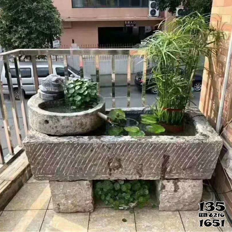 水槽雕塑-戶外園林大理石石雕水槽雕塑 水槽雕塑-戶外園林大理石石雕水槽雕塑高清圖片