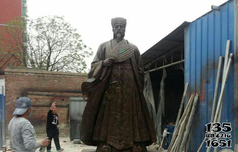 諸葛亮雕塑-廣場(chǎng)大型立式浮雕諸葛亮銅雕 諸葛亮雕塑-廣場(chǎng)大型立式浮雕諸葛亮銅雕高清圖片