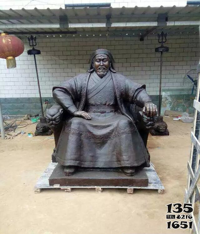 成吉思汗雕塑-景區銅雕古代偉人成吉思汗雕塑 成吉思汗雕塑-景區銅雕古代偉人成吉思汗雕塑高清圖片