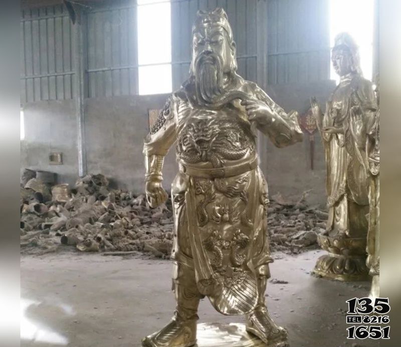 關公雕塑-戶外景區不銹鋼鎏金供奉佛像招財關公雕塑 關公雕塑-戶外景區不銹鋼鎏金供奉佛像招財關公雕塑高清圖片