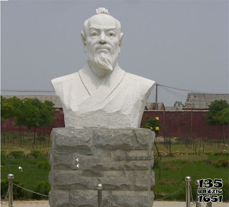 張衡石雕-校園大理石浮雕古代名人張衡頭像雕塑 張衡石雕-校園大理石浮雕古代名人張衡頭像雕塑高清圖片