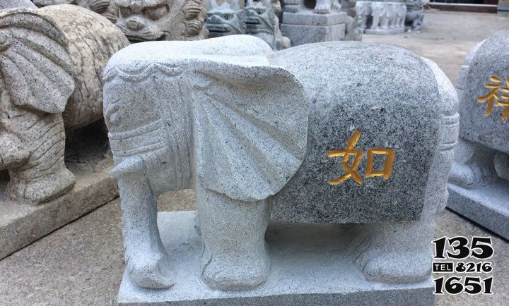 大象雕塑-公園景區大型景觀砂石石雕如意大象雕塑 大象雕塑-公園景區大型景觀砂石石雕如意大象雕塑