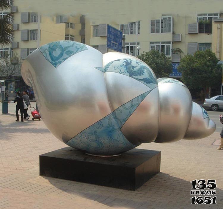 海螺雕塑-商場公園擺放的玻璃鋼彩繪海螺雕塑 海螺雕塑-商場公園擺放的玻璃鋼彩繪海螺雕塑高清圖片