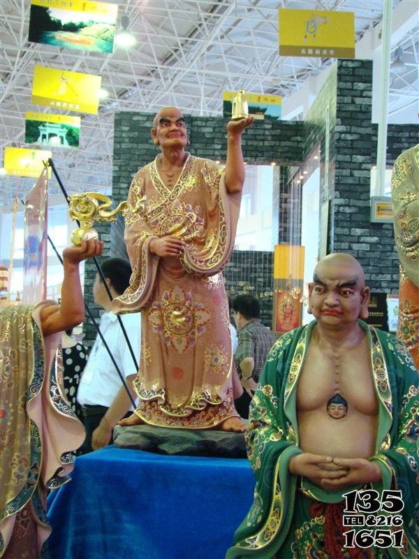 十八羅漢雕塑-商場大型景觀玻璃鋼彩繪十八羅漢雕塑 十八羅漢雕塑-商場大型景觀玻璃鋼彩繪十八羅漢雕塑高清圖片