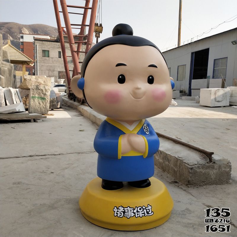 公仔雕塑-園林景觀美卡通公仔玻璃鋼雕塑 公仔雕塑-園林景觀美卡通公仔玻璃鋼雕塑高清圖片