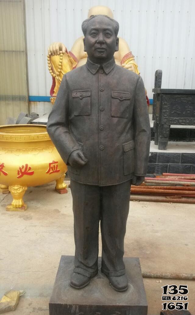 毛澤東雕塑-校園毛主席偉人銅雕毛澤東雕塑 毛澤東雕塑-校園毛主席偉人銅雕毛澤東雕塑高清圖片