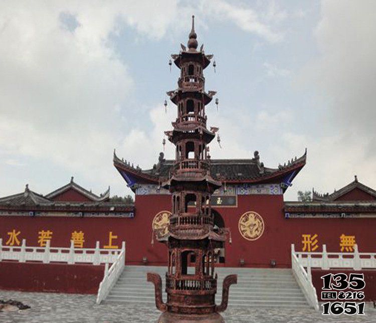 香爐雕塑-寺院室外擺放化寶多層香爐雕塑 香爐雕塑-寺院室外擺放化寶多層香爐雕塑