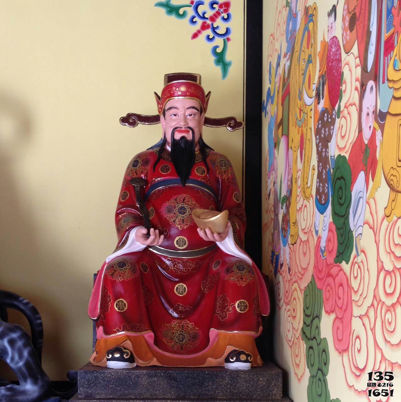 財(cái)神雕塑-玻璃鋼彩繪寺廟供奉菩薩招財(cái)財(cái)神爺?shù)袼?><p>所求成就:因菩薩寺廟財(cái)神雕塑是統(tǒng)轄一切金剛護(hù)法、一切財(cái)神、藥叉,降服一切部多魔祟,承辦一切威德事業(yè),可迅速遣除一切魔,消滅一切地水火風(fēng)空所生諸災(zāi)難,因此令一切所求如愿成就。據(jù)介紹,玻璃鋼財(cái)神雕塑包括《財(cái)神的故事》《門神的故事》《月老的故事》《灶神的故事》,用精美的插畫結(jié)合有趣的文字表達(dá),喚醒孩子對(duì)優(yōu)秀傳統(tǒng)文化的閱讀興趣。</p></article>
<div id= 財(cái)神雕塑-玻璃鋼彩繪寺廟供奉菩薩招財(cái)財(cái)神爺?shù)袼芨咔鍒D片