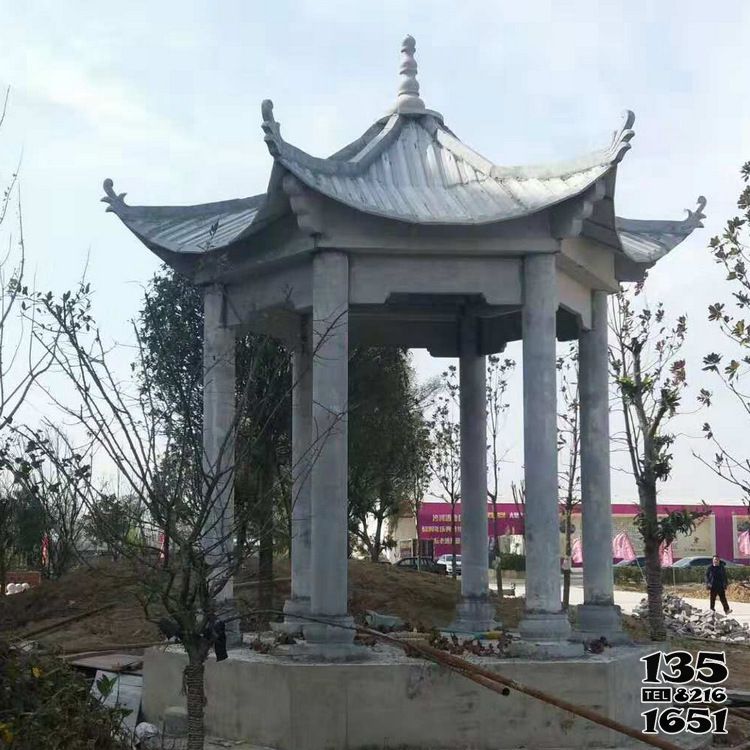 涼亭雕塑-公園廣場擺放仿古建休息涼亭雕塑 涼亭雕塑-公園廣場擺放仿古建休息涼亭雕塑高清圖片