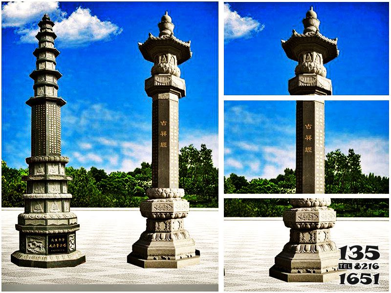 石經(jīng)幢雕塑-園林古建筑青石浮雕佛家經(jīng)文石經(jīng)幢 石經(jīng)幢雕塑-園林古建筑青石浮雕佛家經(jīng)文石經(jīng)幢高清圖片
