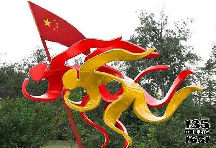 跑步雕塑-學校不銹鋼抽象賽跑人物雕塑 跑步雕塑-學校不銹鋼抽象賽跑人物雕塑高清圖片