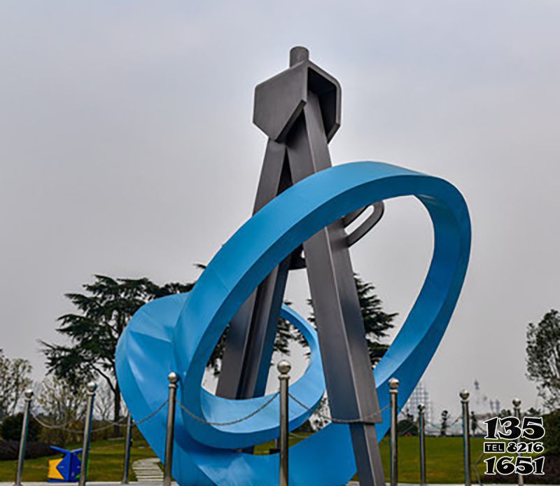 圓規(guī)雕塑-廣場(chǎng)不銹鋼抽象藍(lán)色圓規(guī)雕塑 圓規(guī)雕塑-廣場(chǎng)不銹鋼抽象藍(lán)色圓規(guī)雕塑高清圖片