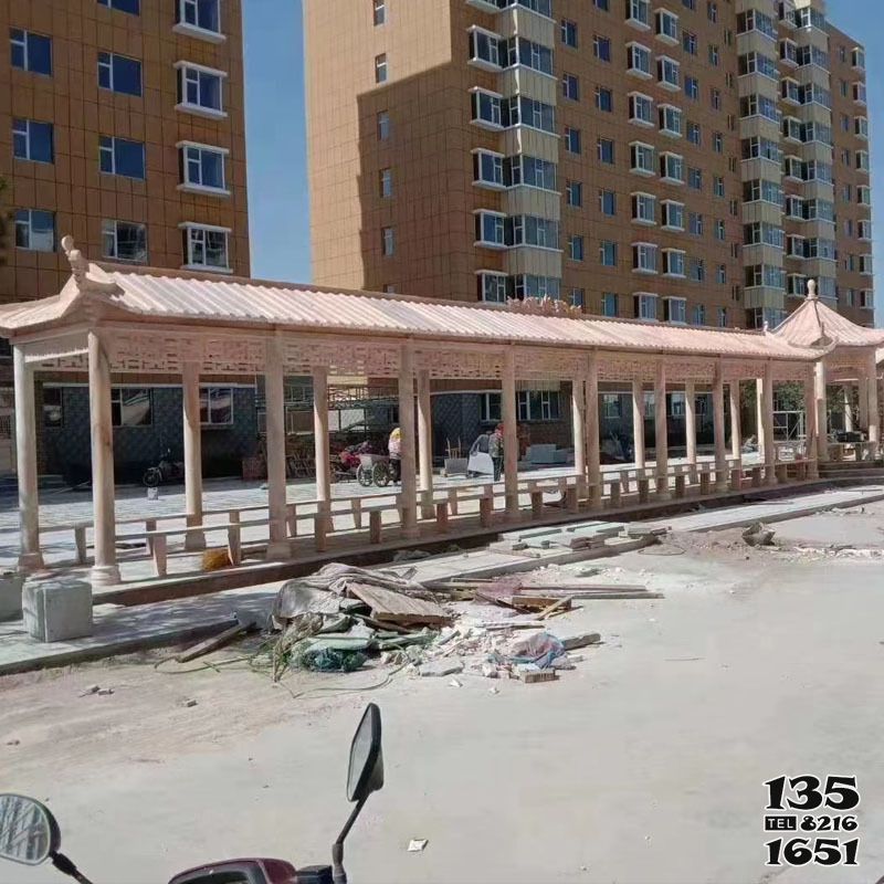 涼亭雕塑-廣場小區(qū)擺放晚霞紅長廊休閑座椅涼亭雕塑 涼亭雕塑-廣場小區(qū)擺放晚霞紅長廊休閑座椅涼亭雕塑高清圖片