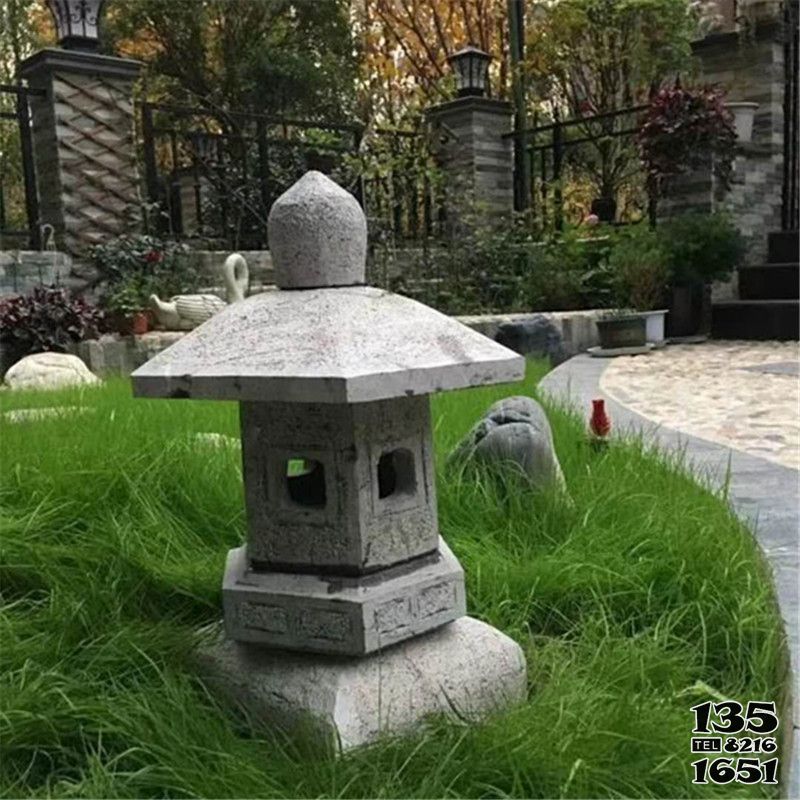 燈籠雕塑-石燈籠日式庭院院草坪酒店地燈石雕石燈擺件雕塑 燈籠雕塑-石燈籠日式庭院院草坪酒店地燈石雕石燈擺件雕塑高清圖片