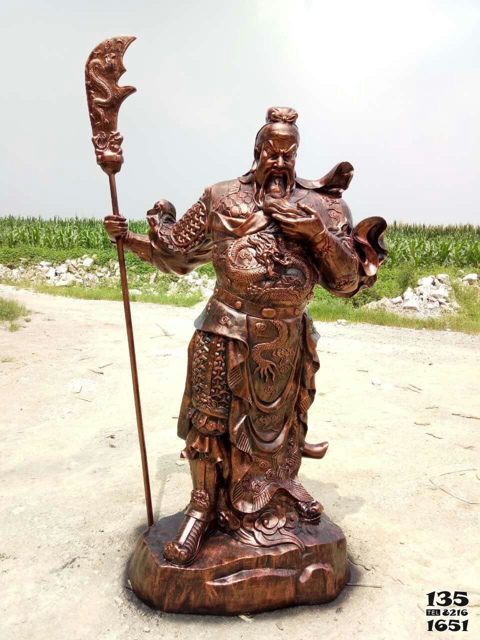 關公雕塑-戶外寺院景區銅雕關公雕塑 關公雕塑-戶外寺院景區銅雕關公雕塑高清圖片