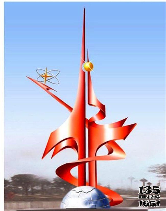 理想雕塑-企業(yè)不銹鋼放飛理想抽象雕塑 理想雕塑-企業(yè)不銹鋼放飛理想抽象雕塑高清圖片