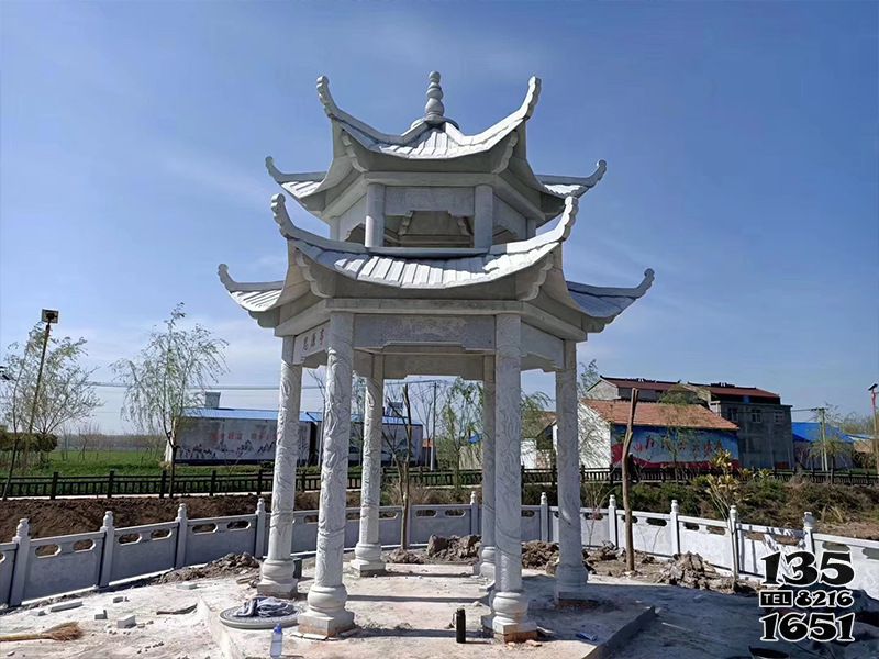 涼亭雕塑-園林戶外雙層古建筑休閑區(qū)擺放涼亭雕塑 涼亭雕塑-園林戶外雙層古建筑休閑區(qū)擺放涼亭雕塑高清圖片
