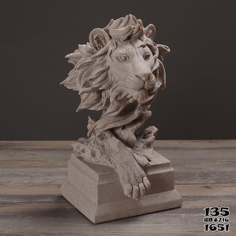 獅子雕塑-大理石抽象石雕戶外園林景觀獅子雕塑 獅子雕塑-大理石抽象石雕戶外園林景觀獅子雕塑高清圖片
