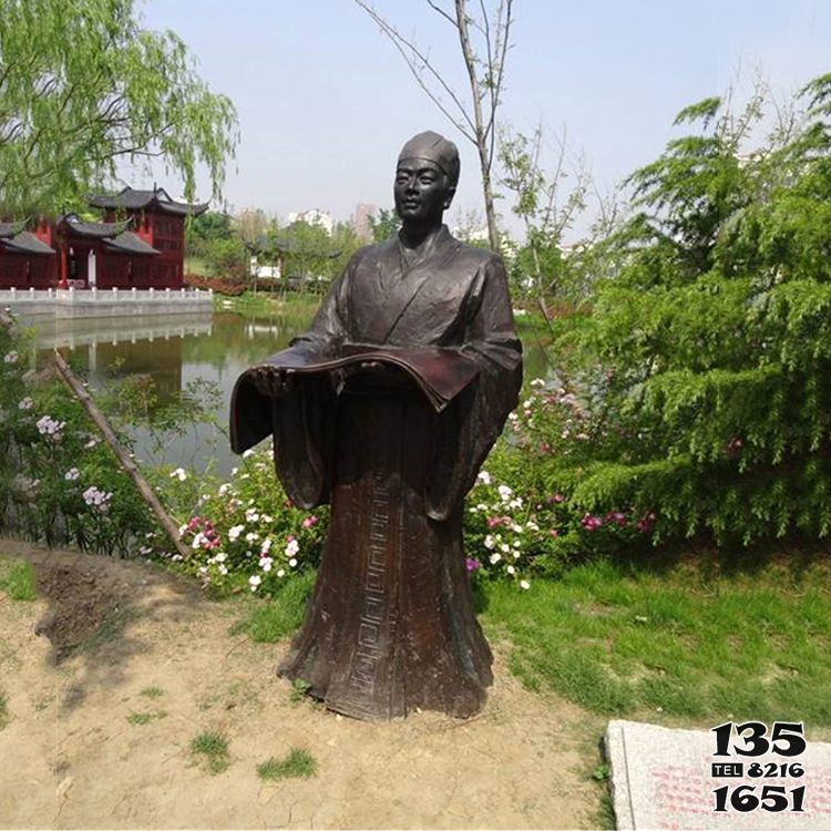 蔡倫雕塑-公園歷史名人銅雕蔡倫雕塑 蔡倫雕塑-公園歷史名人銅雕蔡倫雕塑