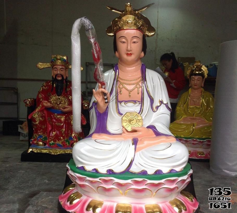 蠶神娘娘雕塑-玻璃鋼彩繪寺廟景區蠶神娘娘雕塑 蠶神娘娘雕塑-玻璃鋼彩繪寺廟景區蠶神娘娘雕塑高清圖片