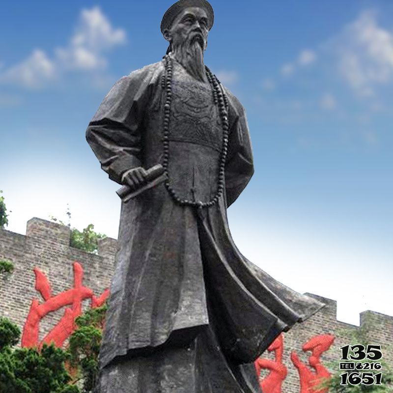 曾國藩雕塑-古代名人銅雕戶外曾國藩雕塑 曾國藩雕塑-古代名人銅雕戶外曾國藩雕塑高清圖片