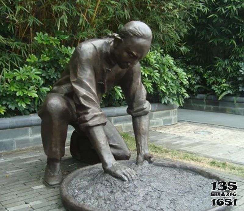 茶雕塑-廣場采茶銅雕茶雕塑 茶雕塑-廣場采茶銅雕茶雕塑高清圖片