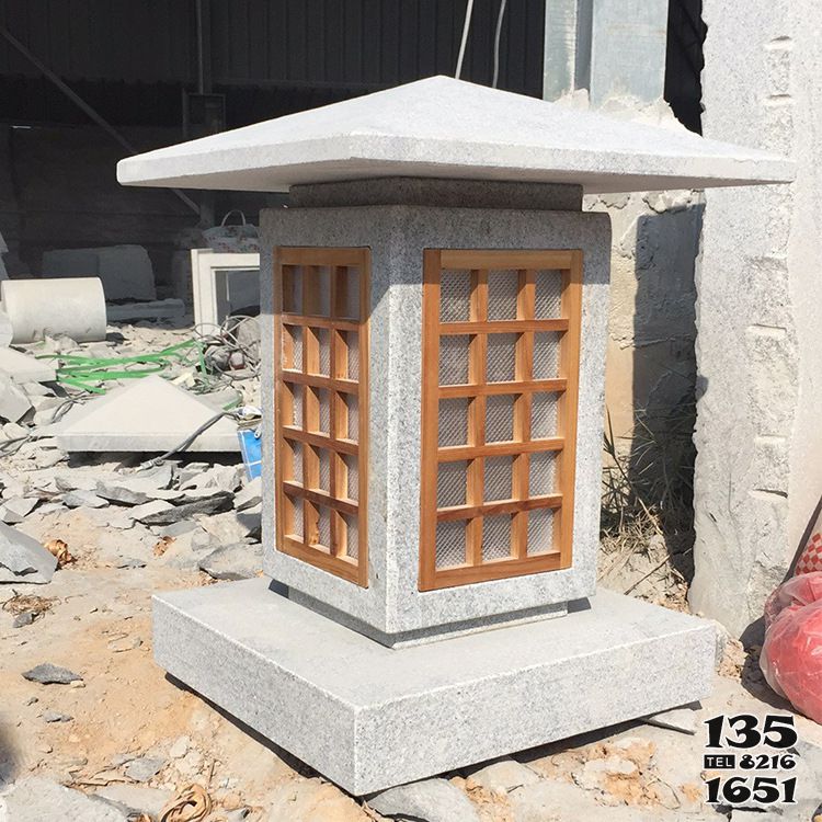 燈籠雕塑-公園石燈園林景觀燈青石仿古庭院燈家居日式石燈籠裝飾 燈籠雕塑-公園石燈園林景觀燈青石仿古庭院燈家居日式石燈籠裝飾高清圖片