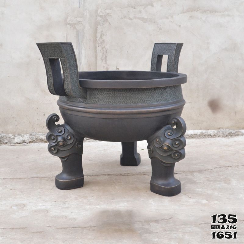 鼎雕塑-不銹鋼仿銅古代文物鼎雕塑 鼎雕塑-不銹鋼仿銅古代文物鼎雕塑高清圖片