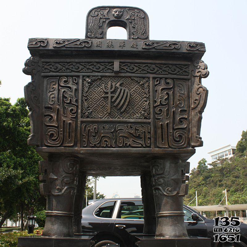 鼎雕塑-景區不銹鋼銅雕浮雕鼎雕塑 鼎雕塑-景區不銹鋼銅雕浮雕鼎雕塑高清圖片