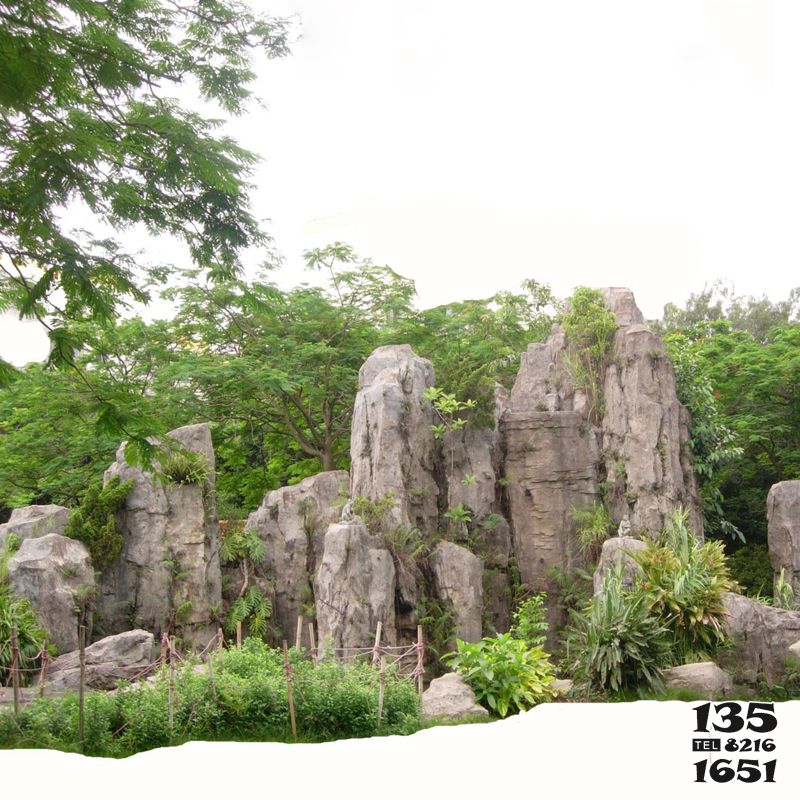 假山雕塑-公園塑石假山景觀-石雕塑 假山雕塑-公園塑石假山景觀-石雕塑高清圖片